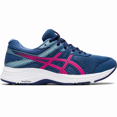 Női Asics Gel-Contend 6 (D) Futócipő AS1762934 Sötétkék/Rózsaszín